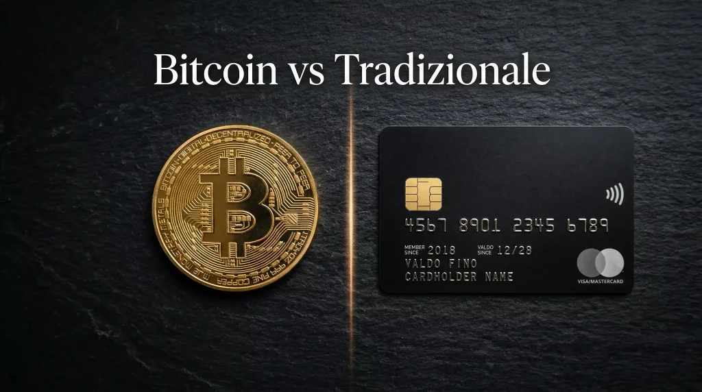 Confronto scommesse Bitcoin contro metodi di pagamento tradizionali