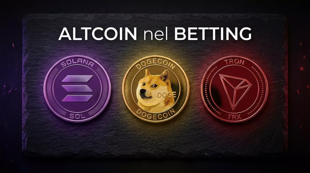 Scommesse con Solana TRON Dogecoin e altcoin emergenti nel betting