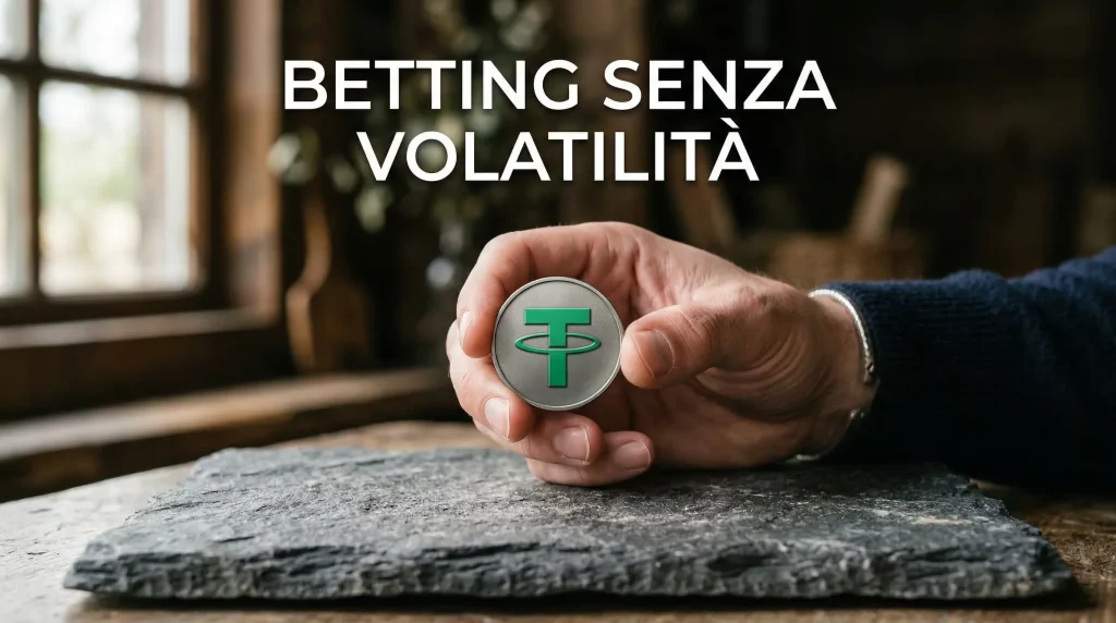 Scommesse con stablecoin USDT USDC e betting crypto senza volatilità